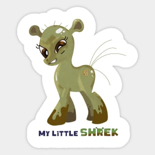 My Little Shrek Sticker